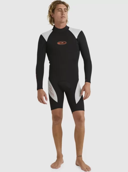 Mens Quiksilver Wetsuits | 2/2Mm Capsule Saturn Long Sleeve Spring Suit