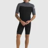 Mens Quiksilver Wetsuits | 2/2Mm Everyday Sessions Short Sleeve Back Zip Springsuit