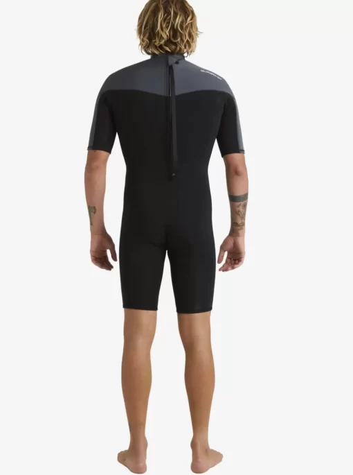 Mens Quiksilver Wetsuits | 2/2Mm Everyday Sessions Short Sleeve Back Zip Springsuit