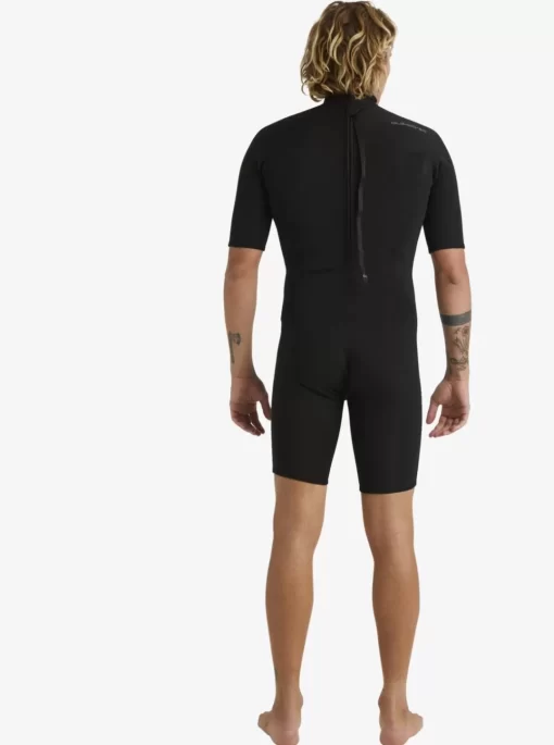 Mens Quiksilver Wetsuits | 2/2Mm Everyday Sessions Short Sleeve Back Zip Springsuit