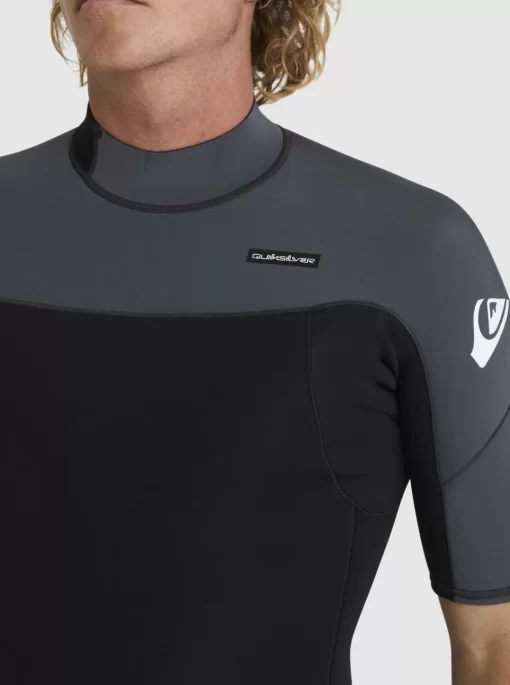 Mens Quiksilver Wetsuits | 2/2Mm Everyday Sessions Short Sleeve Back Zip Springsuit