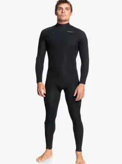 Mens Quiksilver Wetsuits | 3/2 Everyday Sessions Back Zip Wetsuit