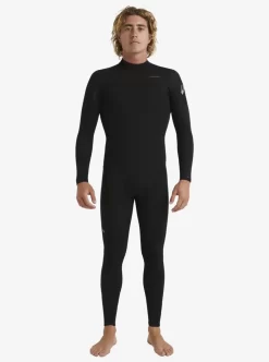 Mens Quiksilver Wetsuits | 3/2 Everyday Sessions Back-Zip Wetsuit