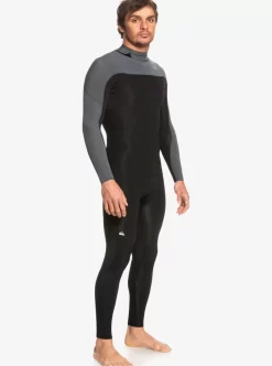 Mens Quiksilver Wetsuits | 3/2 Everyday Sessions Back-Zip Wetsuit