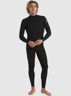 Mens Quiksilver Wetsuits | 3/2 Everyday Sessions Back-Zip Wetsuit