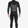 Mens Quiksilver Wetsuits | 3/2 Marathon Sessions Chest-Zip Wetsuit