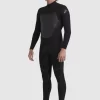 Mens Quiksilver Wetsuits | 3/2 Marathon Sessions Chest-Zip Wetsuit