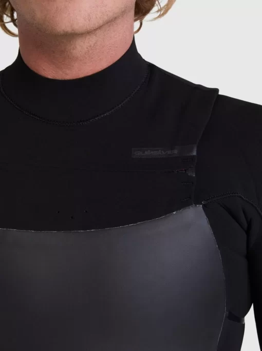 Mens Quiksilver Wetsuits | 3/2 Marathon Sessions Chest-Zip Wetsuit