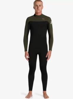 Mens Quiksilver Wetsuits | 3/2Mm Everyday Sessions Back Zip Wetsuit