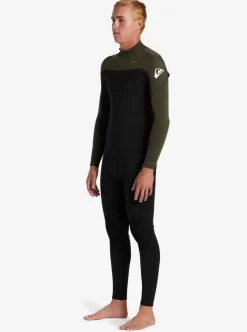 Mens Quiksilver Wetsuits | 3/2Mm Everyday Sessions Back Zip Wetsuit