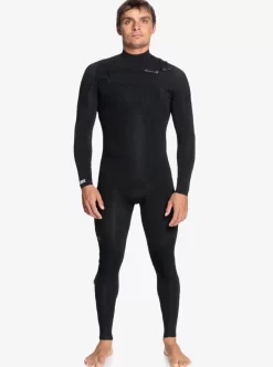 Mens Quiksilver Wetsuits | 3/2Mm Everyday Sessions Chest Zip Wetsuit