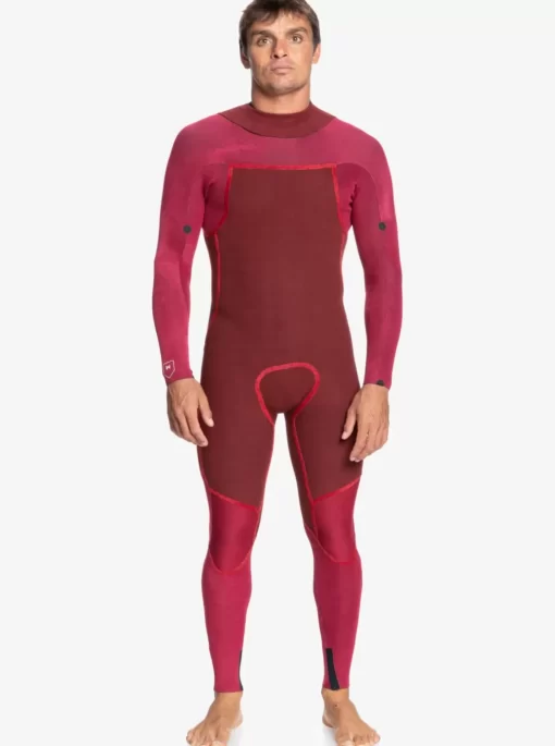 Mens Quiksilver Wetsuits | 4/3 Everyday Sessions Back Zip Wetsuit