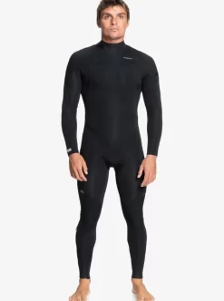 Mens Quiksilver Wetsuits | 4/3 Everyday Sessions Back-Zip Wetsuit