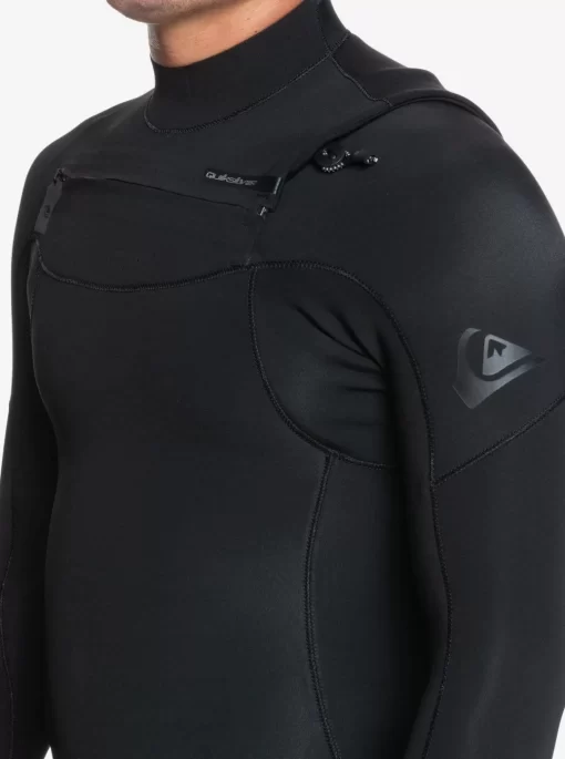 Mens Quiksilver Wetsuits | 4/3 Everyday Sessions Chest Zip Wetsuit