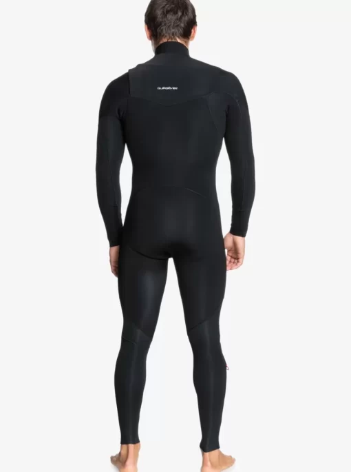 Mens Quiksilver Wetsuits | 4/3 Everyday Sessions Chest Zip Wetsuit