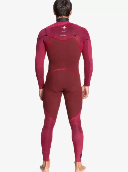 Mens Quiksilver Wetsuits | 4/3 Everyday Sessions Chest Zip Wetsuit