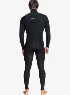 Mens Quiksilver Wetsuits | 4/3Mm Everyday Sessions Chest Zip Wetsuit