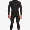 Mens Quiksilver Wetsuits | 5/4/3Mm Everyday Sessions Hooded Chest Zip Wetsuit