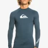 Mens Quiksilver Rashguards | All Time Long Sleeve Upf 50 Rashguard