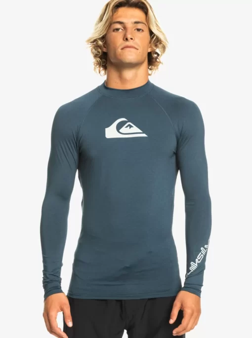 Mens Quiksilver Rashguards | All Time Long Sleeve Upf 50 Rashguard