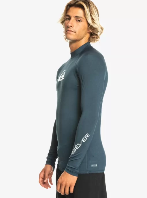 Mens Quiksilver Rashguards | All Time Long Sleeve Upf 50 Rashguard