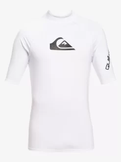 Mens Quiksilver Rashguards | All Time Short Sleeve Upf 50 Rashguard