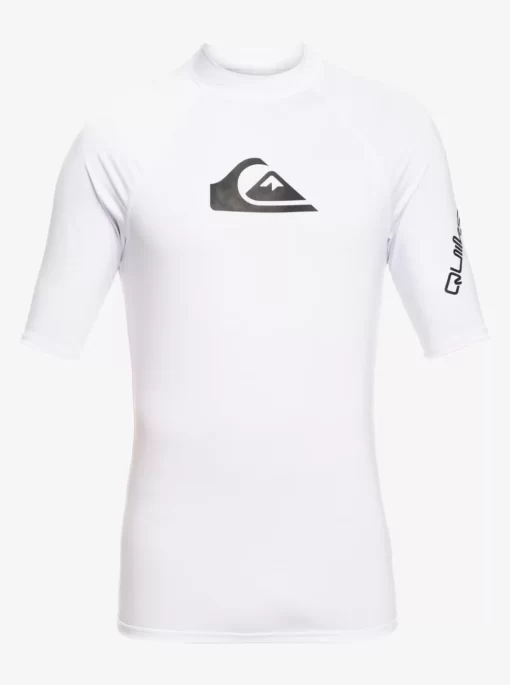 Mens Quiksilver Rashguards | All Time Short Sleeve Upf 50 Rashguard