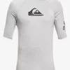 Mens Quiksilver Rashguards | All Time Short Sleeve Upf 50 Rashguard