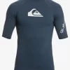 Mens Quiksilver Rashguards | All Time Short Sleeve Upf 50 Rashguard