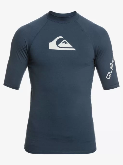 Mens Quiksilver Rashguards | All Time Short Sleeve Upf 50 Rashguard