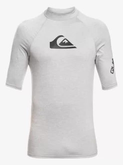 Mens Quiksilver Rashguards | All Time Short Sleeve Upf 50 Rashguard