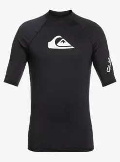 Mens Quiksilver Rashguards | All Time Short Sleeve Upf 50 Rashguard