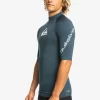 Mens Quiksilver Rashguards | All Time Short Sleeve Upf 50 Rashguard