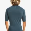 Mens Quiksilver Rashguards | All Time Short Sleeve Upf 50 Rashguard