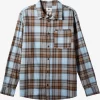 Mens Quiksilver Shirts & Polos | Banchor Long Sleeve Shirt