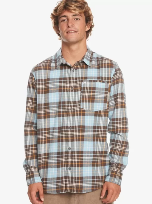 Mens Quiksilver Shirts & Polos | Banchor Long Sleeve Shirt