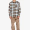 Mens Quiksilver Shirts & Polos | Banchor Long Sleeve Shirt