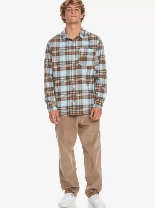 Mens Quiksilver Shirts & Polos | Banchor Long Sleeve Shirt