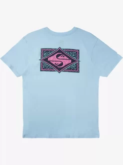 Mens Quiksilver Tees | Black Flash T-Shirt