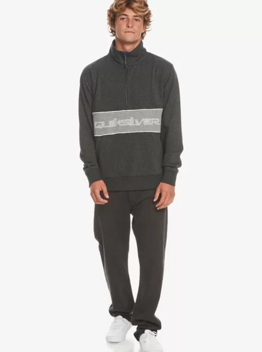 Mens Quiksilver Sweatshirts & Hoodies | Bold Omni Half-Zip Sweatshirt