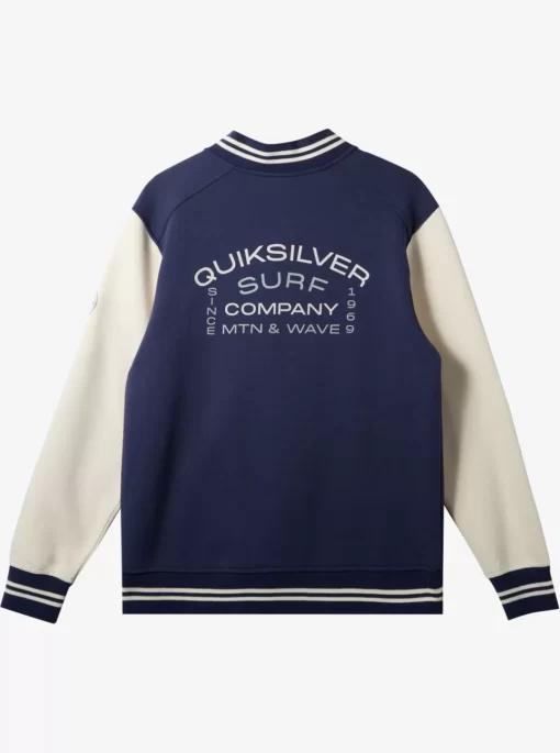 Mens Quiksilver Sweatshirts & Hoodies | Bomber Zip-Up Fleece