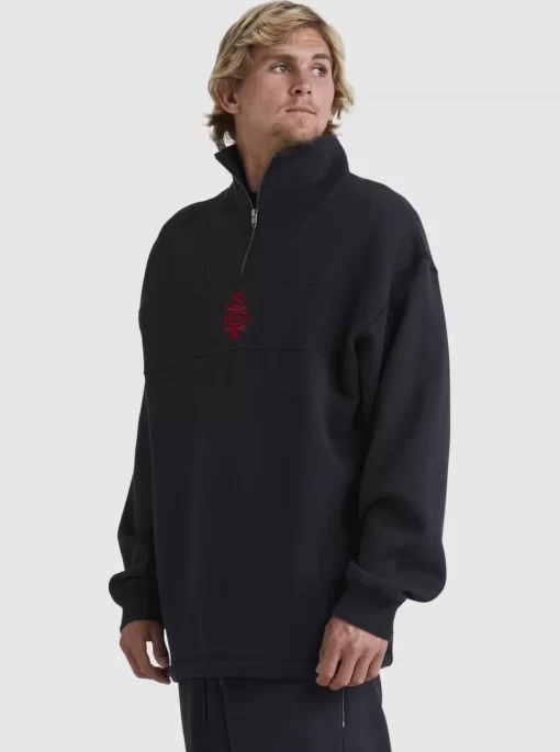 Mens Quiksilver Sweatshirts & Hoodies | Boogieman Zip Sweatshirt