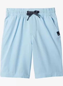 Boys Quiksilver Shorts | Boy'S 2-7 Ocean Elastic Waist 14" Amphibian Boardshorts