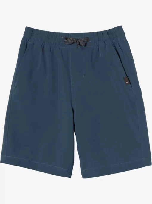 Boys Quiksilver Shorts | Boy'S 2-7 Ocean Elastic Waist 14" Amphibian Boardshorts