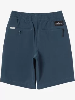 Boys Quiksilver Shorts | Boy'S 2-7 Ocean Elastic Waist 14" Amphibian Boardshorts