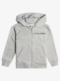 Boys Quiksilver Sweatshirts & Hoodies | Boy'S 2-7 Vintage Rising Lines Zip-Up Hoodie