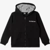 Boys Quiksilver Sweatshirts & Hoodies | Boy'S 2-7 Vintage Rising Lines Zip-Up Hoodie