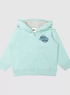 Boys Quiksilver Sweatshirts & Hoodies | Boy'S 2-7 Vintage Rising Lines Zip-Up Hoodie