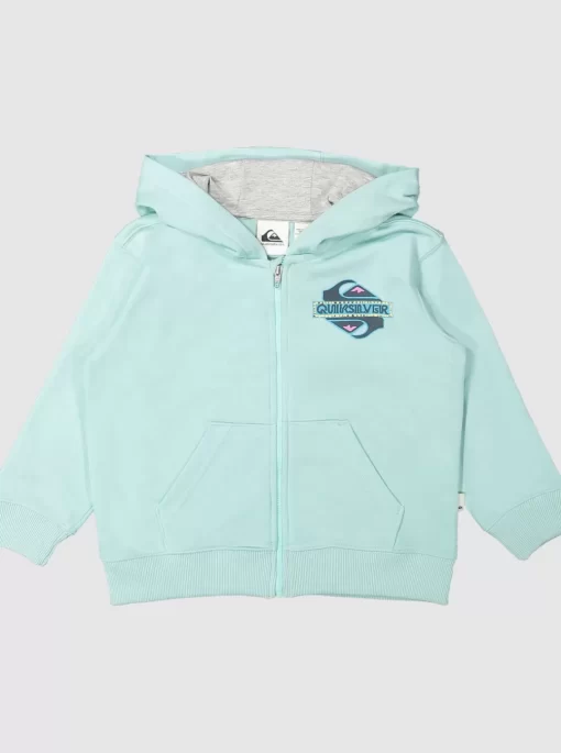 Boys Quiksilver Sweatshirts & Hoodies | Boy'S 2-7 Vintage Rising Lines Zip-Up Hoodie