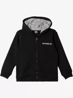 Boys Quiksilver Sweatshirts & Hoodies | Boy'S 2-7 Vintage Rising Lines Zip-Up Hoodie